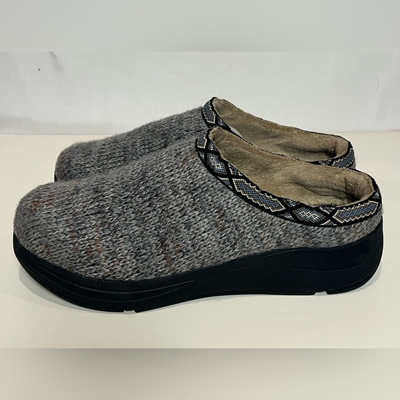 Men’s DREW Shoes Relax Slippers Woven Fabric Slip Resistant- Grey Woven - Sz 11 main image 4